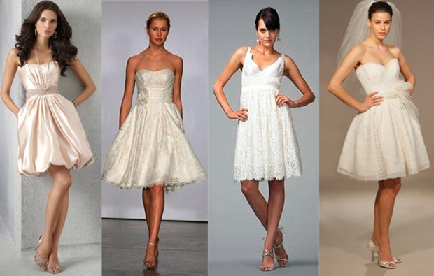 Короткие свадебные платья 2015 фото новинки