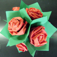 Оригами-розы